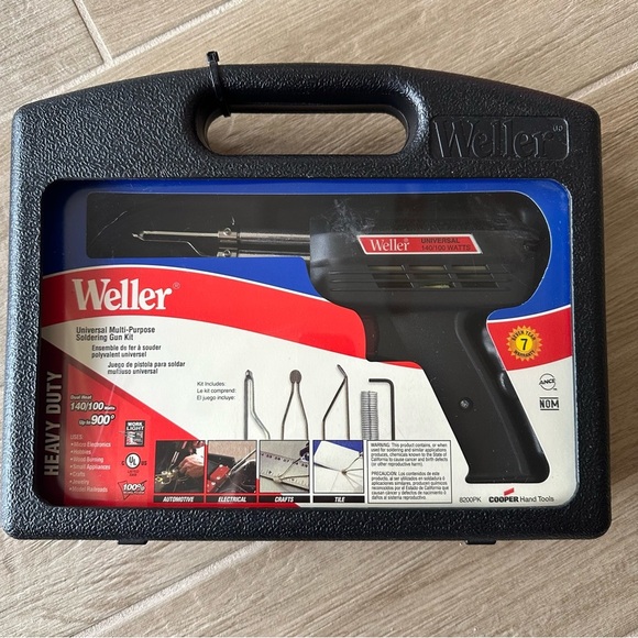 Weller 8200PKS Heavy Duty Soldering Gun Kit 140/100W – New Sealed in Case - Picture 1 of 10